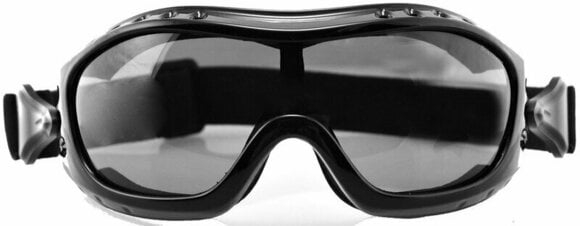 Motorcycle Glasses Bobster Night Hawk OTG Gloss Black/Smoke Motorcycle Glasses - 3