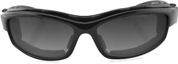 Motorcycle Glasses Bobster Road Hog II Convertible Gloss Black/Smoke Mirror/Amber/Clear/Dual Grade Mirror Motorcycle Glasses - 4
