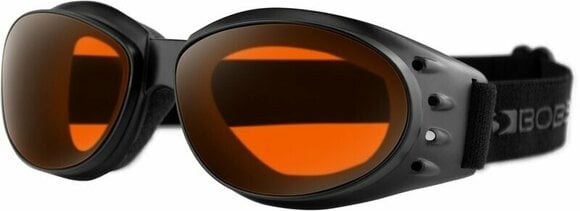 Óculos de motociclismo Bobster Cruiser 3 Matte Black/Smoke Clear/Yellow Amber/Smoke Blue Revo Mirror Óculos de motociclismo - 4