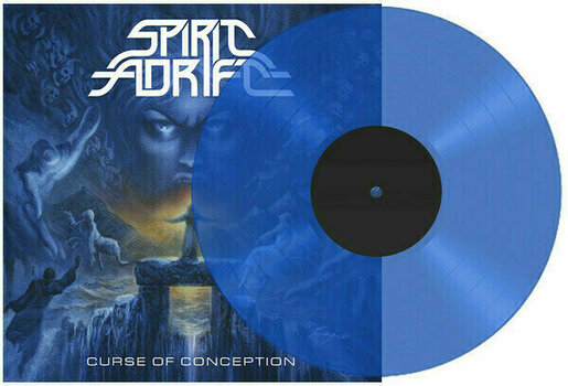 LP Spirit Adrift - Curse Of Conception (Transparent Blue) (Reissue) (LP) - 5