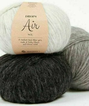 Knitting Yarn Drops Air 04 Medium Grey - 2