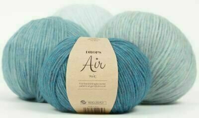 Fios para tricotar Drops Air 16 Blue - 2