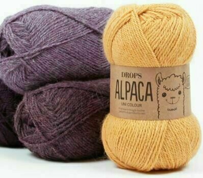 Fios para tricotar Drops Alpaca 3969 Red/Purple - 2