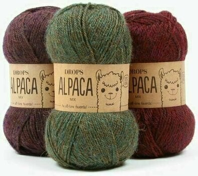 Fil à tricoter Drops Alpaca 7815 Forest Mix - 2