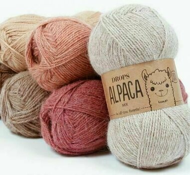 Fil à tricoter Drops Alpaca 9024 Old Rose - 2