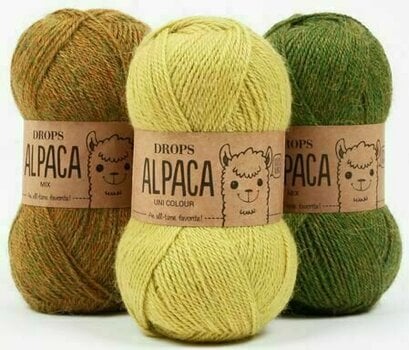 Fil à tricoter Drops Alpaca 2916 Bright Lime - 2