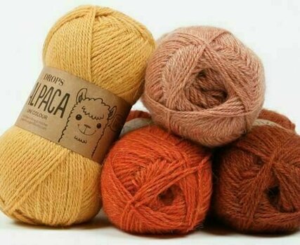 Fios para tricotar Drops Alpaca 3112 Dusty Pink - 2