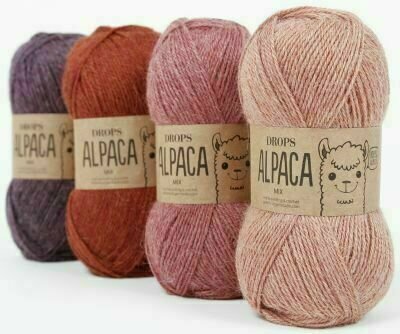 Fios para tricotar Drops Alpaca 3800 Mauve - 2