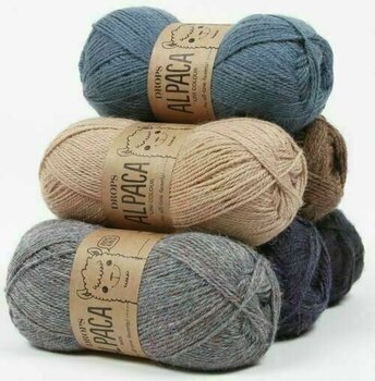 Knitting Yarn Drops Alpaca 8903 Black - 2