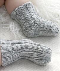 Strickgarn Drops Baby Merino Uni Colour 22 Light Grey Strickgarn - 3