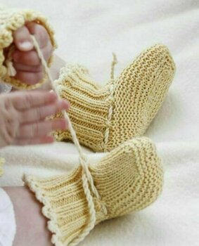 Fire de tricotat Drops Baby Merino 03 Light Yellow - 3