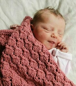 Fil à tricoter Drops Baby Merino 46 Rose - 3
