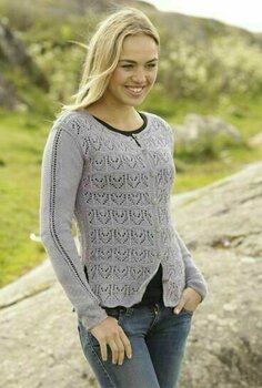 Fil à tricoter Drops Babyalpaca 4314 Grey Purple Fil à tricoter - 4