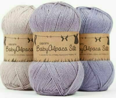 Fios para tricotar Drops Babyalpaca 6347 Blue Purple - 2