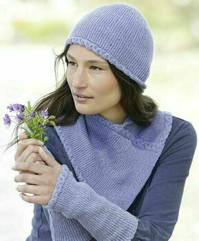 Fios para tricotar Drops Babyalpaca 6347 Blue Purple - 3