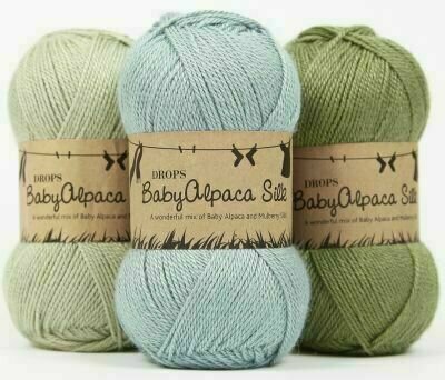 Knitting Yarn Drops Babyalpaca 7402 Light Sea Green - 2