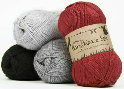 Przędza dziewiarska Drops Babyalpaca 8108 Light Grey Przędza dziewiarska - 2