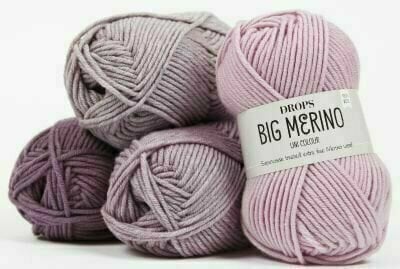 Плетива прежда Drops Big Merino 09 Lavender - 2