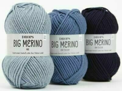 Fil à tricoter Drops Big Merino 07 Jeans Blue - 2