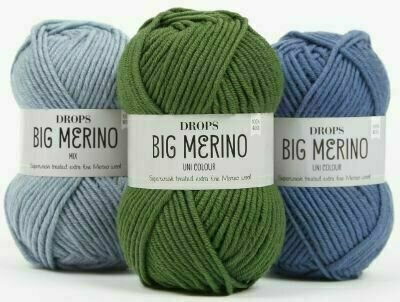Fios para tricotar Drops Big Merino 14 Forest Green - 2