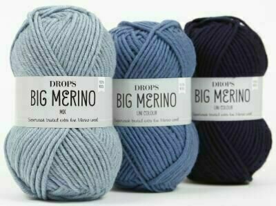 Knitting Yarn Drops Big Merino 17 Navy Blue - 2