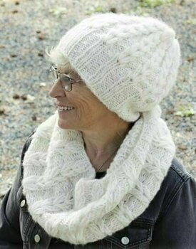 Knitting Yarn Drops Brushed Alpaca Silk 01 Off White - 4
