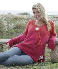 Przędza dziewiarska Drops Brushed Alpaca Silk Uni Colour 23 Bordeaux Przędza dziewiarska - 3