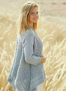 Fil à tricoter Drops Cotton Merino Uni Colour 09 Ice Blue Fil à tricoter - 3