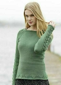 Fios para tricotar Drops Cotton Merino 11 Forest Green - 3