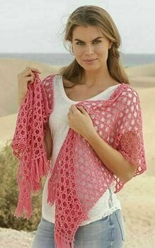 Fil à tricoter Drops Cotton Merino Uni Colour 13 Coral Fil à tricoter - 3