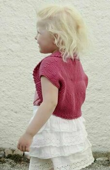 Fil à tricoter Drops Cotton Merino Uni Colour 14 Cerise Fil à tricoter - 4