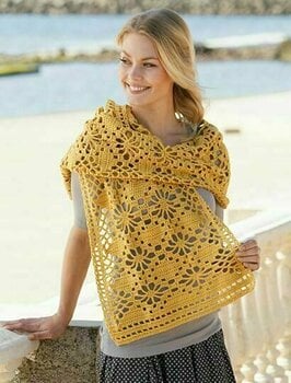Knitting Yarn Drops Cotton Merino 15 Mustard - 3