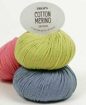 Knitting Yarn Drops Cotton Merino 16 Jeans Blue - 2