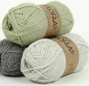 Knitting Yarn Drops Flora 02 White - 2