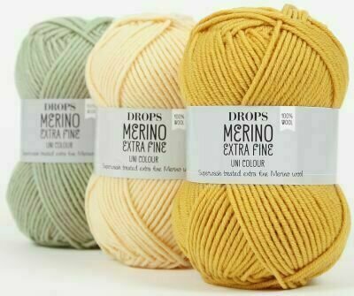 Fil à tricoter Drops Merino Extra Fine 24 Light Yellow - 2