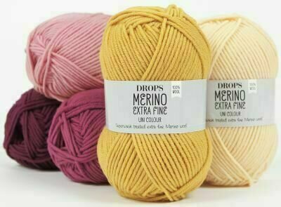 Νήμα Πλεξίματος Drops Merino Extra Fine Uni Colour 01 Off White - 2