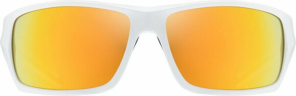 Cycling Glasses UVEX Sportstyle 222 Polarized White/Mirror Yellow Cycling Glasses - 2