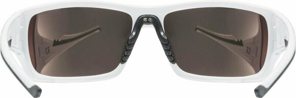 Cycling Glasses UVEX Sportstyle 222 Polarized White/Mirror Yellow Cycling Glasses - 3