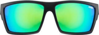 Lifestyle Glasses UVEX LGL 29 Black Mat/Mirror Green Lifestyle Glasses - 1