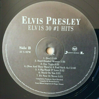 Disque vinyle Elvis Presley - Elvis 30 #1 Hits (2 LP) - 3
