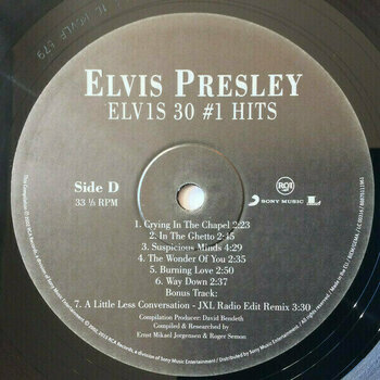 Vinyl Record Elvis Presley - Elvis 30 #1 Hits (2 LP) - 5
