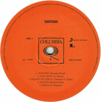 Грамофонна плоча Santana Santana (LP) - 3