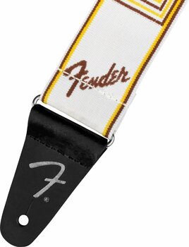 Kytarový pás Fender Weighless 2'' Mono Strap White/Brown/Yellow - 2