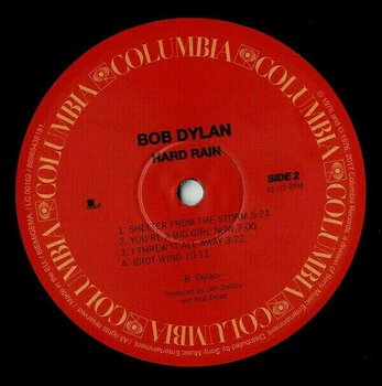 Disque vinyle Bob Dylan Hard Rain (LP) - 4