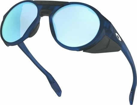 Outdoor Sunglasses Oakley Clifden 94400556 Matte Translucent Blue/Prizm Deep H2O Polarized Outdoor Sunglasses - 5