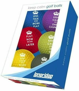 Golfball Longridge Keep Calm Golf Balls 6 pcs - 2