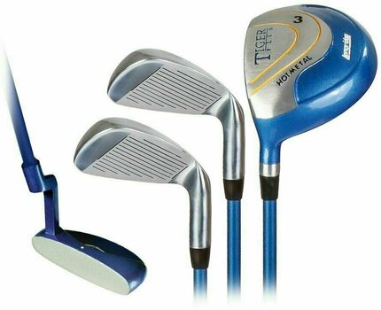 Golf Set Longridge Junior Tiger Set 12-14 Years 4 Clubs Black/Blue Left Hand - 3