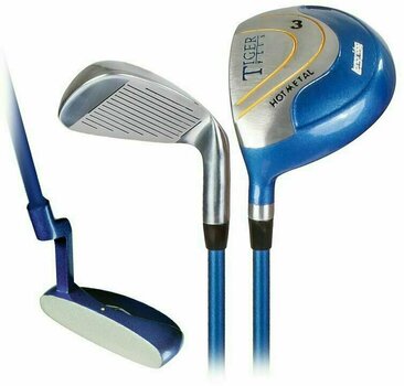 Set golf Longridge Junior Tiger Set 4-7 Years 3 Clubs Black/Blue Left Hand - 3