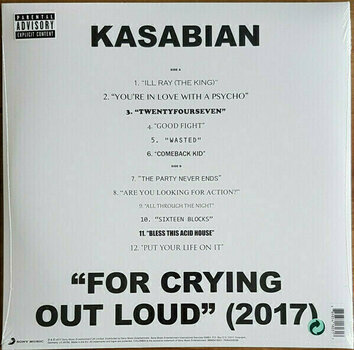 Vinyylilevy Kasabian For Crying Out Loud (LP) - 8