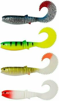 Rubber Lure Savage Gear Cannibal Curl Tail Red Head 10 cm 5 g - 2
